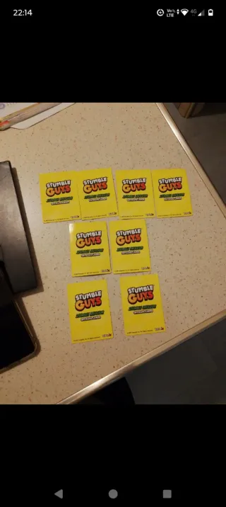 Lotto 8 carte Stumble Guys speciali