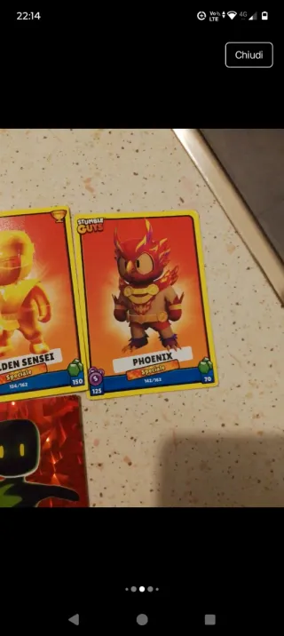 Lotto 8 carte Stumble Guys speciali