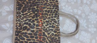 Borsa mare stampa leopardata