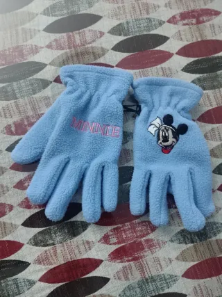 Guantes Disney Minnie Azul y Rosa