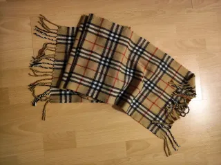 Sciarpa Burberry Check Beige Rossa