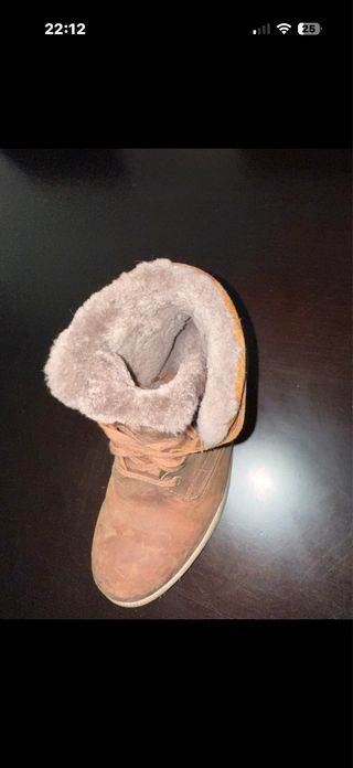 Botas marrones de invierno