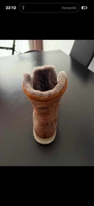 Botas marrones de invierno