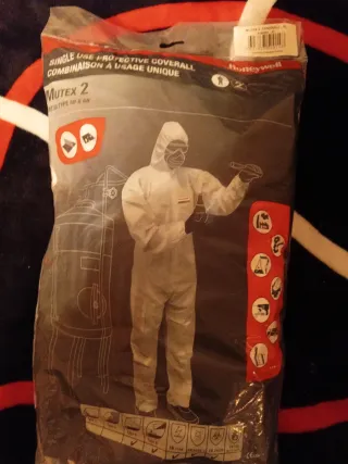 Buzo de química blanco talla XL