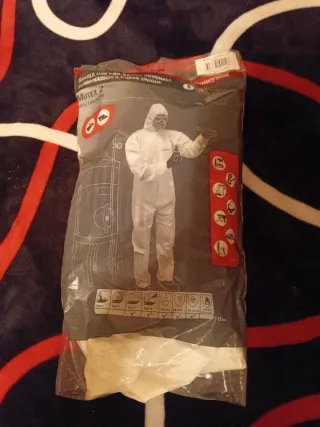 Buzo de química blanco talla XL