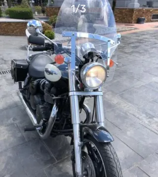 Moto Custom Manual Negra