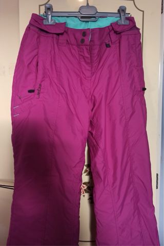 Pantalones de nieve morados