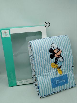 Trapuntino Disney Baby Mickey Azzurro