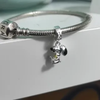 Charm Snoopy Argento s 925
