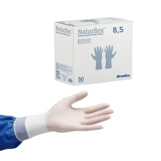 Guantes Quirúrgicos Látex Naturflex Talla 8,5