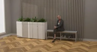 Banco Metálico Norrköping