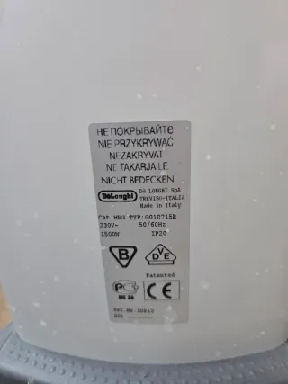 Radiador Aceite DeLonghi 1500W