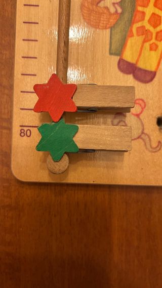 Metro da muro per bambini in legno