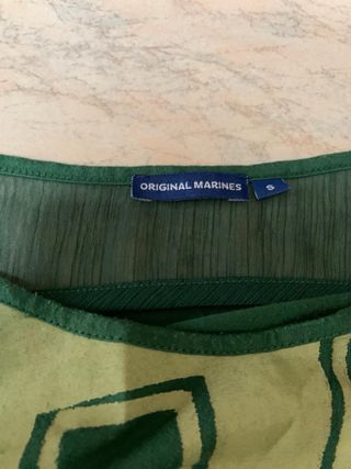 Maglia verde stile sportivo vintage per donna