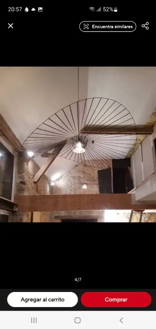 Lámpara de techo moderna colgante