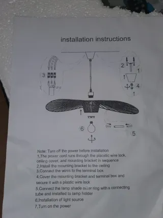 Lámpara de techo moderna colgante