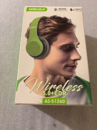 Cascos Inalámbricos WOLULW Verdes