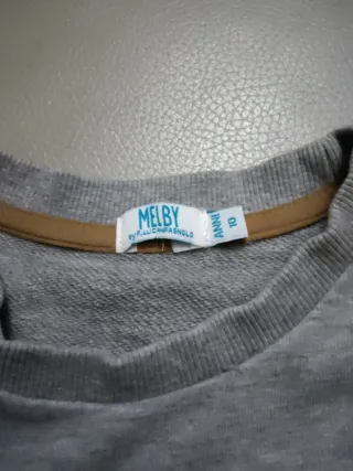 Felpa Melby Grigia  Taglia 10 Anni