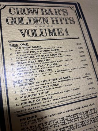 Crowbar. Bad Manors. 1ª Edición 🇺🇸 USA