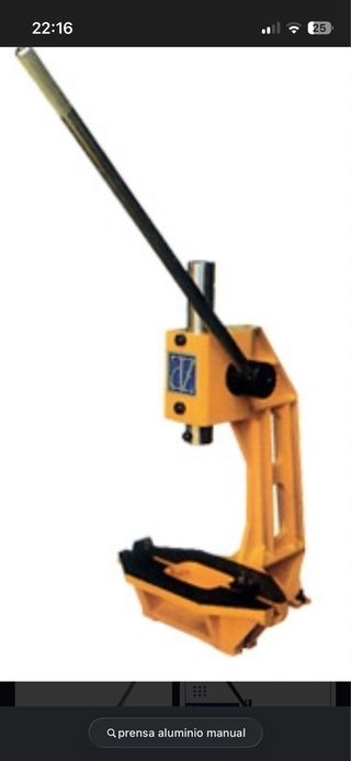 Prensa manual troquel aluminio, tengo dos unidades