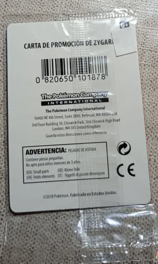 Carta Pokémon Zygarde 72/131