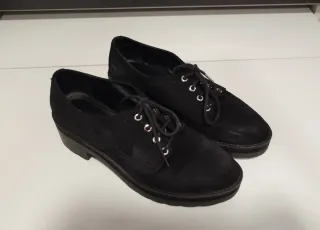 Zapatos Bershka de ante mujer