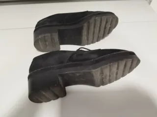 Zapatos Bershka de ante mujer