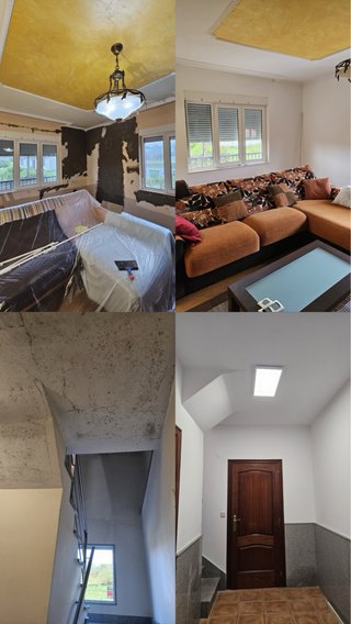 Pintor profesional, Pladur, eliminacion de Gotele