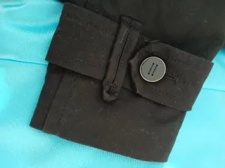 Gabardina Zara Negra Mujer