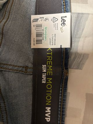 Pantalón Lee Slim Fit Azul talla W 34/ L 30