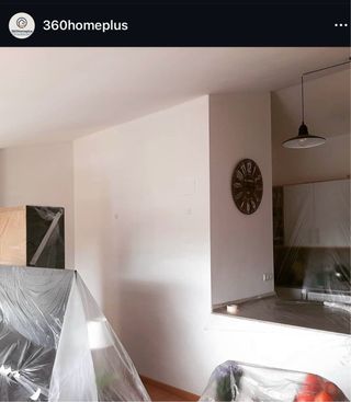 Pintura y alisado de paredes