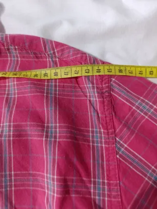 Camisa hombre cuadros manga corta