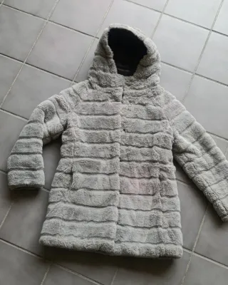 Abrigo reversible gris