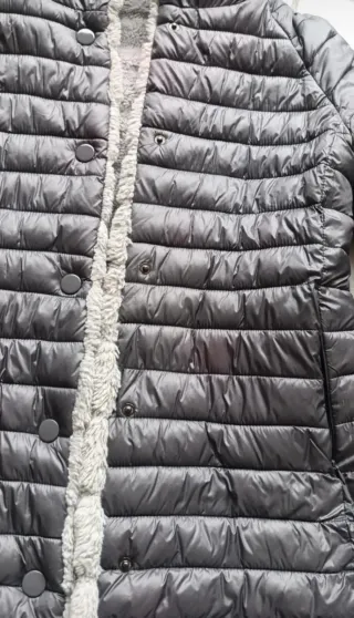 Abrigo reversible gris