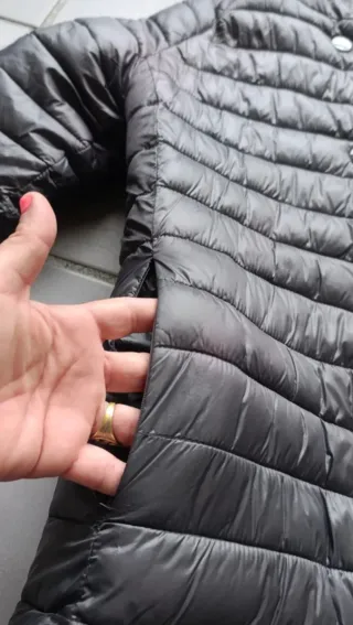 Abrigo reversible gris