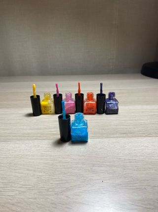 Lote 5 Pintauñas Infantiles de Colores