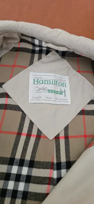 Trench Hamilton Beige Taglia 46