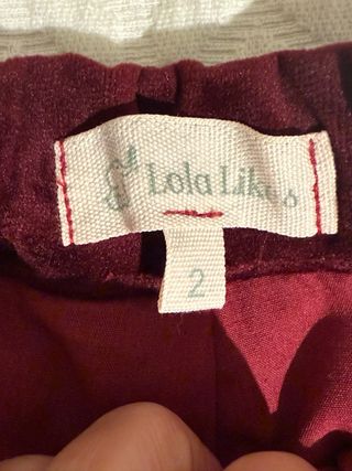 Pantalón de terciopelo ceremonia talla 2 años