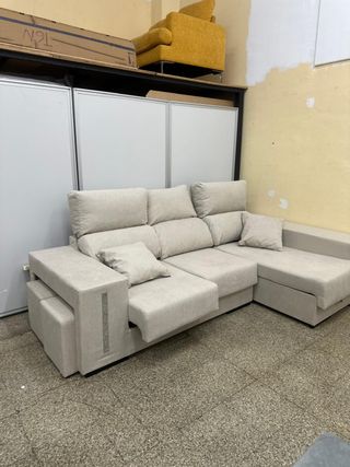 Sofa Chaisselongue Arcon + Puff NUEVO! OFERTA