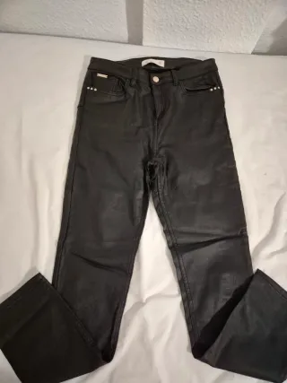 Pantalón mujer efecto piel