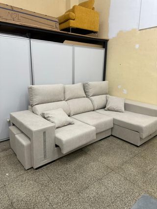 Sofa Chaisselongue Arcon + Puff NUEVO! OFERTA