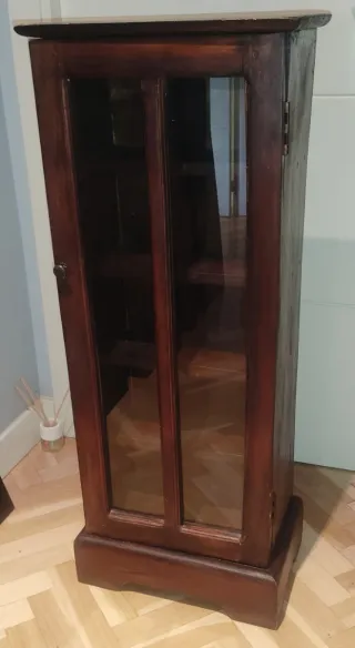 Vitrina Madera Natural - Estantería - Librería