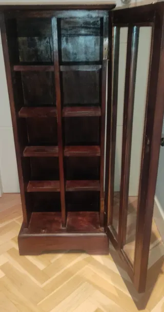 Vitrina Madera Natural - Estantería - Librería