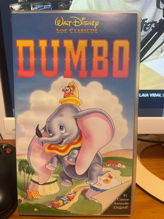 Dumbo VHS Clásico Animado Español