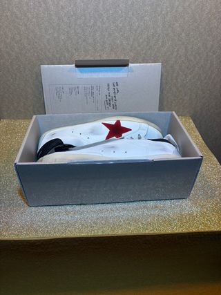 Golden Goose Superstar Bianche Stella Rossa