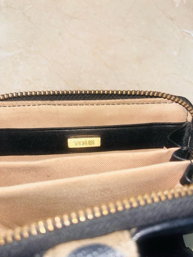 Monedero Tous Beige y Negro