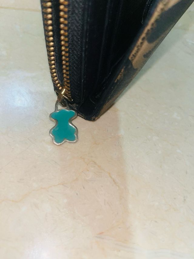 Monedero Tous Beige y Negro