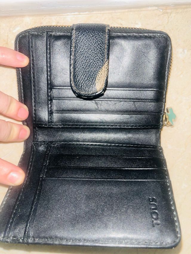 Monedero Tous Beige y Negro