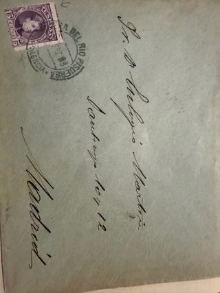Cartas y sobres antiguos. Historia postal