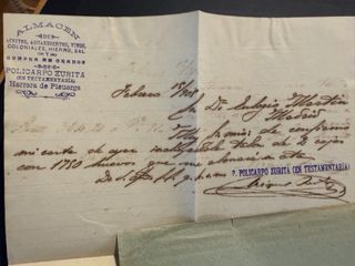 Cartas y sobres antiguos. Historia postal